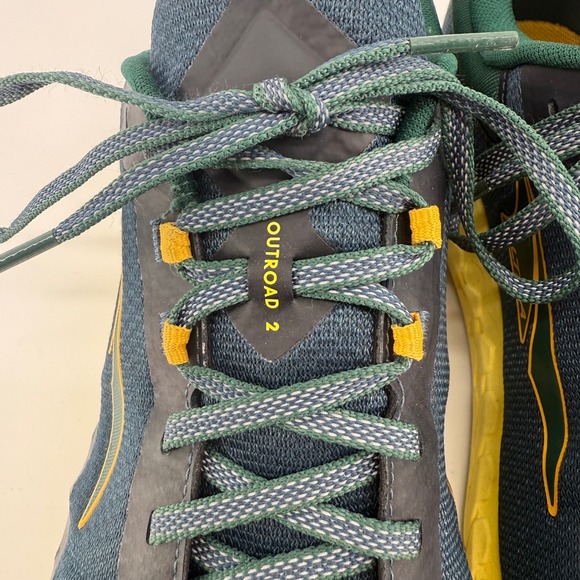 Altra Outroad 2 Trail Running Shoes‎ Green Yellow Men Size 12.5 main image 4